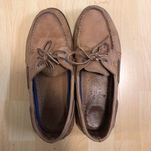 Men Sperry's Boatshoes Brown Leather